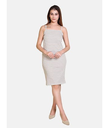 Bombay Velvet - Multi Color Cotton Blend Women's Bodycon Dress ( Pack of 1 )