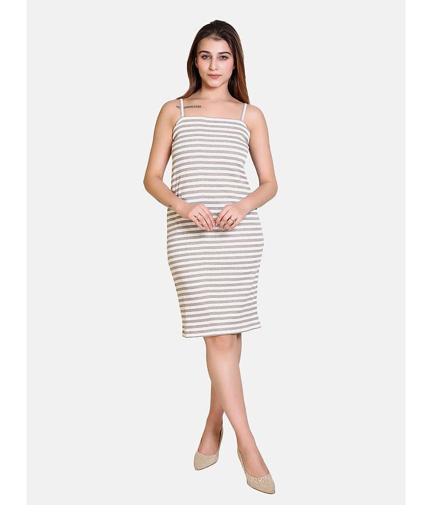 Bombay Velvet - Multi Color Cotton Blend Women's Bodycon Dress ( Pack of 1 )