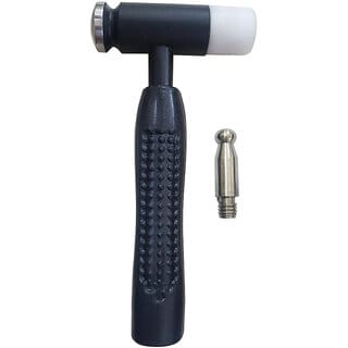 Jewelry Hammer 3-In-1 Interchangeable Dapping and Nylon Heads
