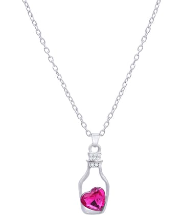 FASHION FRILL - Pink Pendant ( Pack of 1 )