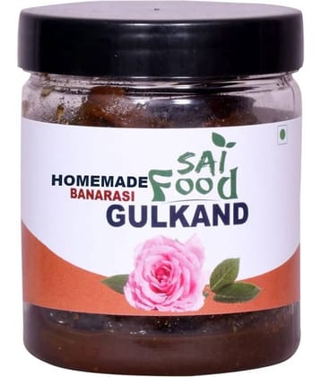 SAi Food HOMEMADE Banarasi Gulkand Made from Finest Rose Petals Finest Mixed Gulkand Pickle 250 g