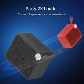 pTron Funk Rap 10W Mini Bluetooth Speaker BT5.4 8H Playtime TF Card USB Type-C Charging Metal Grill pTron Funk Rap 10W Mini Bluetooth Speaker BT5.4 8H Playtime TF Card USB Type-C Charging Metal Grill