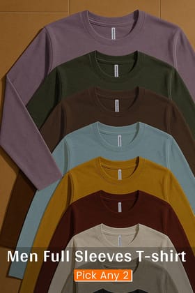 Pick Any 2 Full Sleeve T-shirt-S