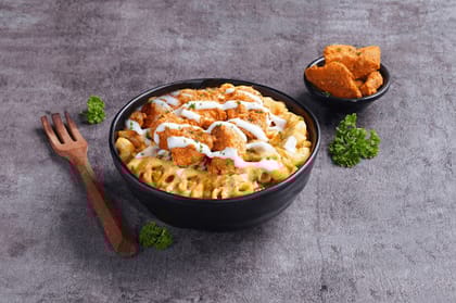 Chicken Tikka Mac & Cheese Pasta Bowl