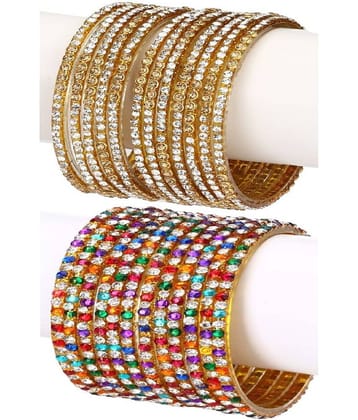 Somil - Multicolor Bangle Set (Pack of 2)