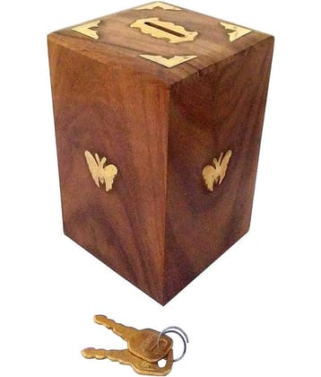 SWH Wood Piggy Bank - Pack of 1