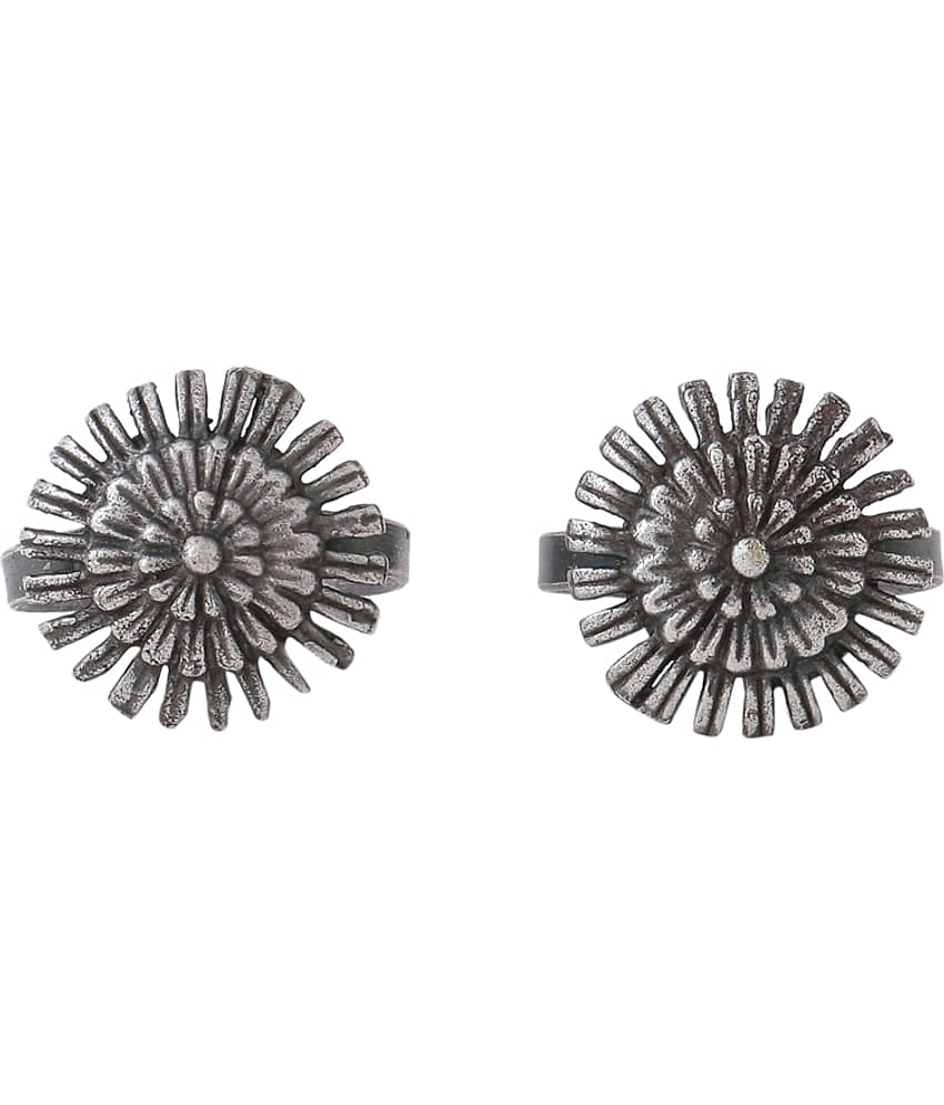 VIRAASI - Silver Toe Rings ( Pack of 1 )
