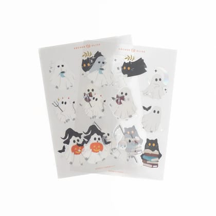Archer & Olive Cute Ghost Sticker Set