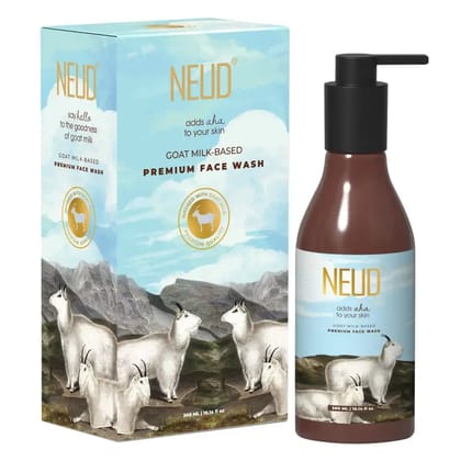 NEUD Goat Milk Face Wash 300 ml for Men and Women