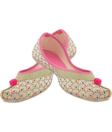 Raj Pink Ethnic Footwear