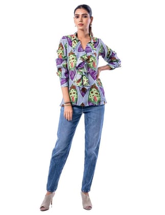 Wild & Free Frill Top-XS