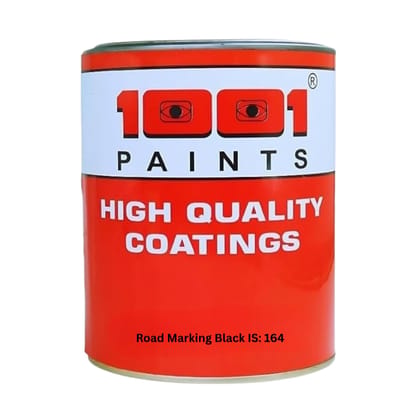 1001 Road Marking Paint Black St, IS :164 I Special Marking Paints for Curb Paint, Traffic Paint, Pavement Striping, Parking Lots, Crosswalks, Driveways, Airports, Traffic Signs etc.