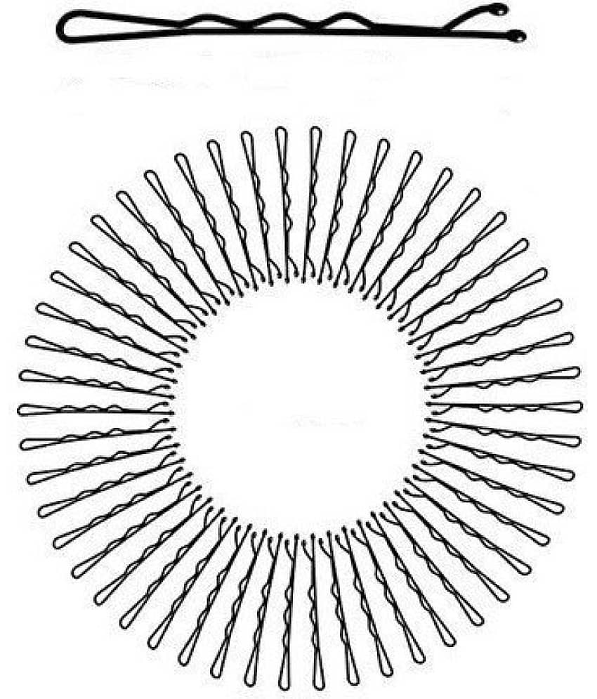 FOK Black Casual Hair Pin