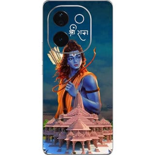 Yug Emporium Back Skin Wrap For IQOO Z9s Pro 5G Premium Quality Full Coverage (Ayodhya) (Mobile Back Cover, Multicolor)
