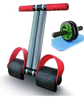 Combo Tummy Trimmer Ab Wheel Home Gym Exerciser (Pack of 2)