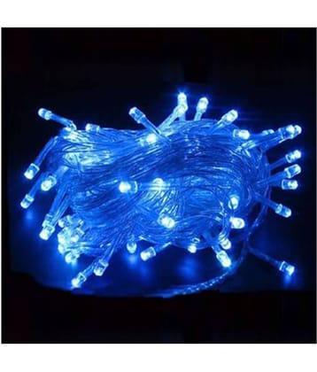 Emm Emm 12Mtr Blue Pixel Flash Led Ladi String Lights Blue