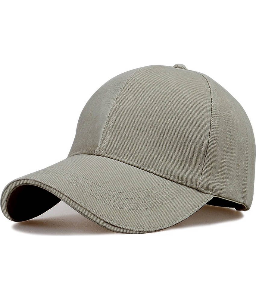 Alamos Pack of 1 Cotton Men's Cap ( Grey )