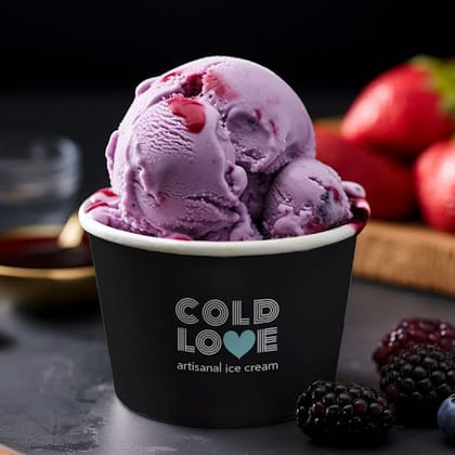Sugar-Free Mixed-Berry Ice Cream [1 Cup, 120 Ml]