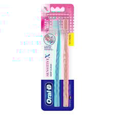 ORAL B SENSITIVE X 2P TOOTH BRUSH