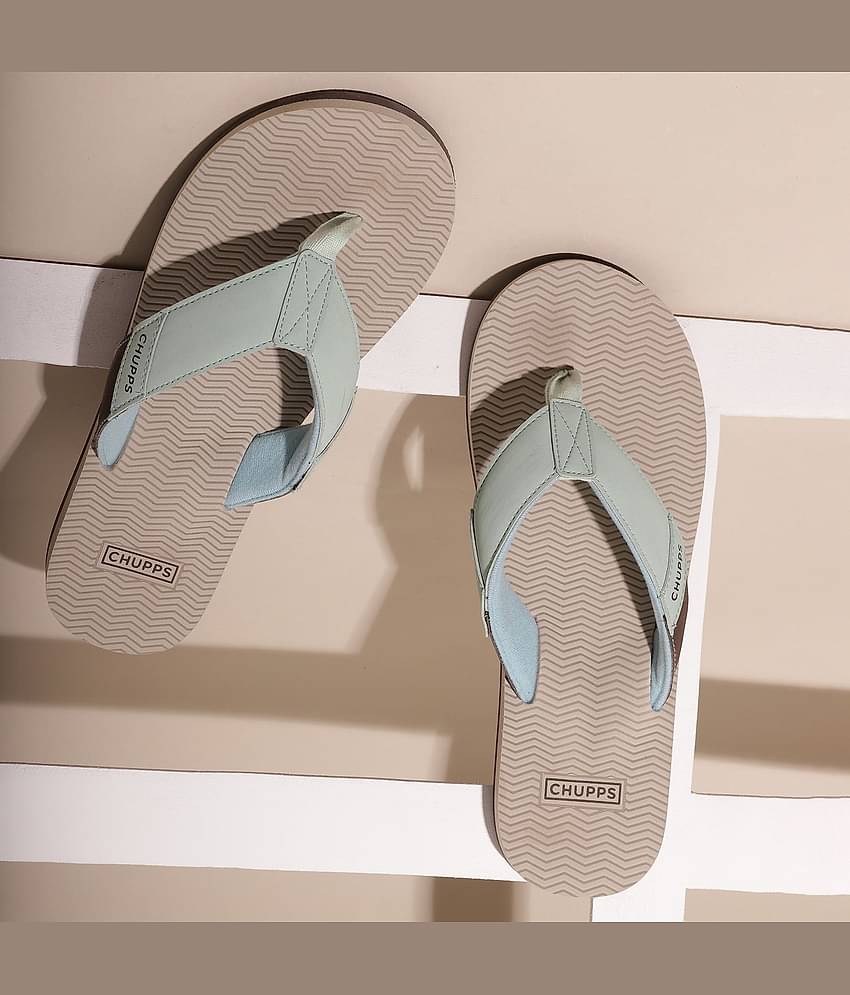 CHUPPS Light Blue Men's Slide Flip Flop