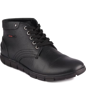 Red Chief Black Men's Casual Boots