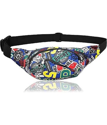 Nice Purse Polyester Multi Color Waist Pouch