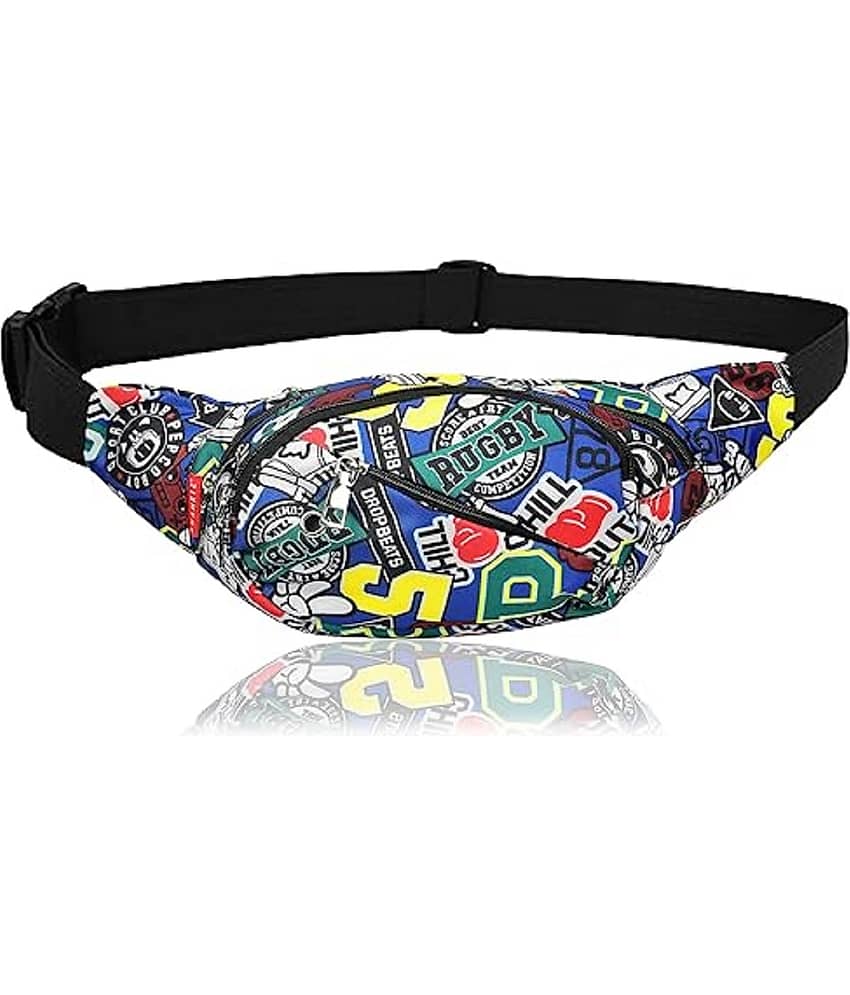 Nice Purse Polyester Multi Color Waist Pouch