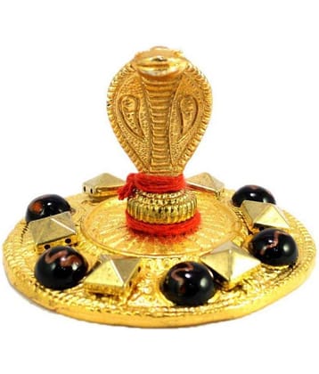 Rudra Divine Kaal Sarp Yog Yantra Yantram Brass Gold Plated Kaal Sarp Yog Yantra
