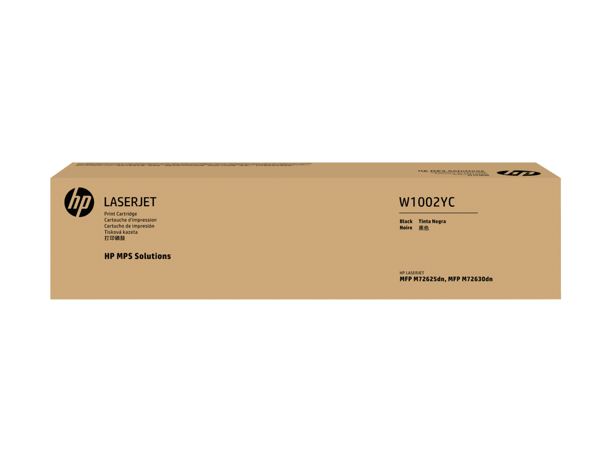HP W1002YC Black Original LaserJet Toner Cartridge for HP LaserJet MFP M72625dn, M72630dn Printers