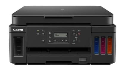 Canon PIXMA MegaTank G6070 All-in-one Wi-Fi Colour Ink Tank Printer with Auto-Duplex Printing and Networking (Black) Canon PIXMA MegaTank G6070 All-in-one Wi-Fi Colour Ink Tank Printer with Auto-Duplex Printing and Networking (Black) - Black / Standard