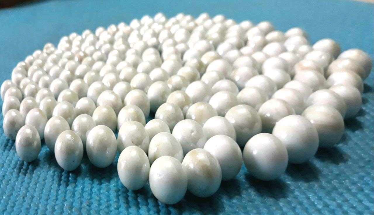 Nawani 100 Pcs of Glass Marbles with Shooter Unique Collection. Size- 1.3mm