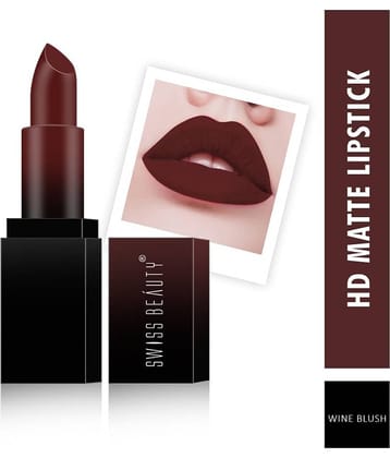 Swiss Beauty HD Matte Lipstick (Attitude), 3.5gm