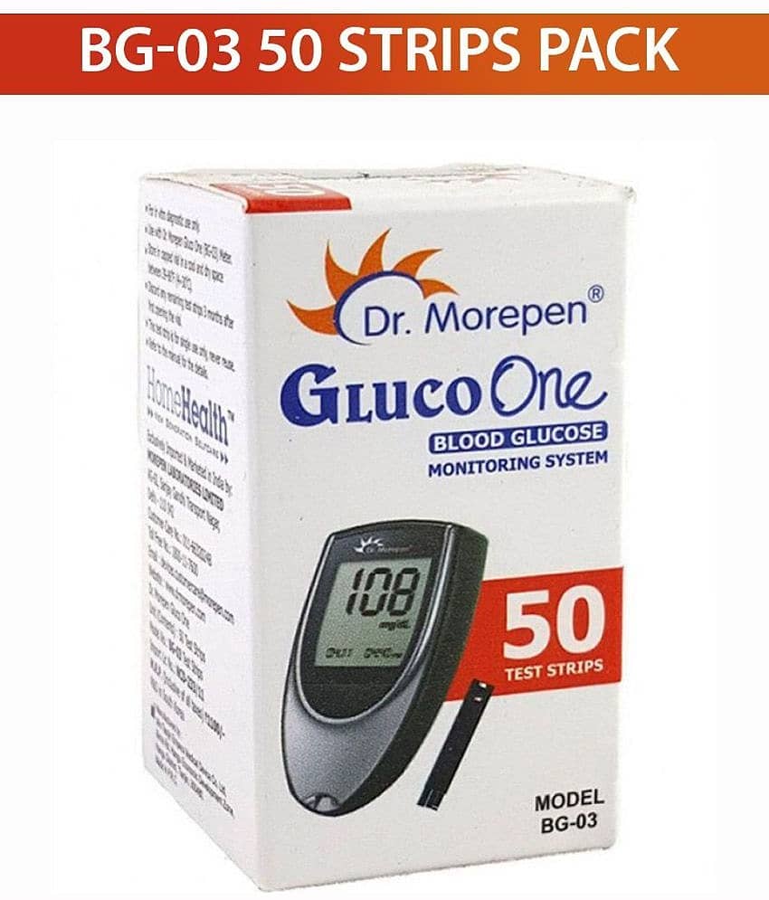 Dr Morepen Bg 03 Bg03 50 Test Strips