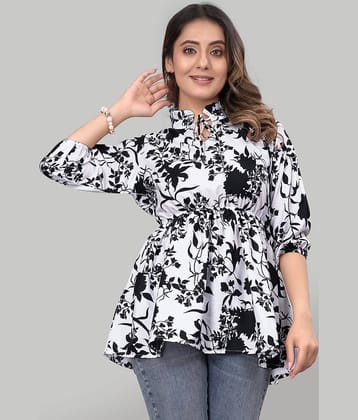 ZELZIS Women's Crepe Tunic ( White )