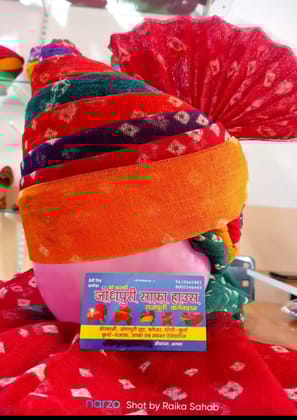 Jodhpuri Safa Print Pachranga Bundi