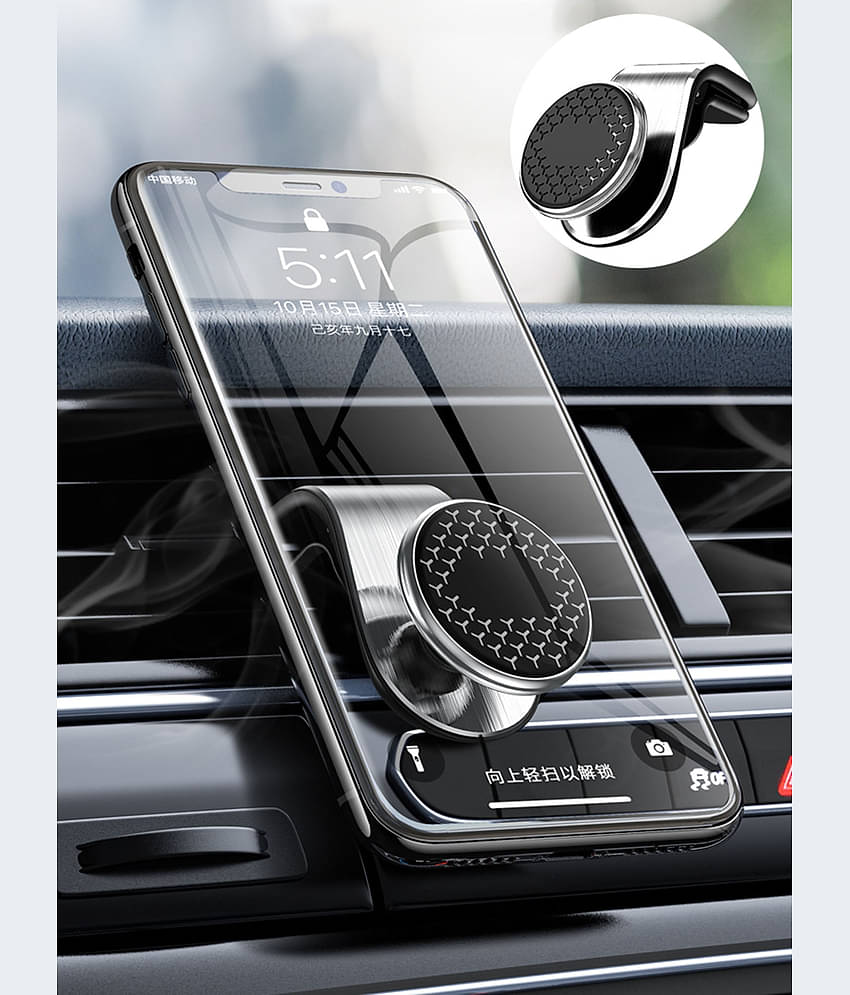 Flenzy Windshield Only Single Clamp Car Mobile Holder - Grey