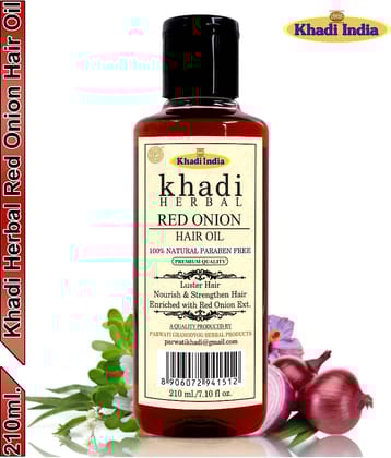 Khadi Herbal Red Onion Oil 200 mL