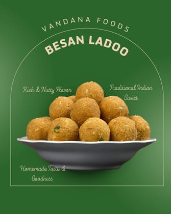Besan Ladoo 250 g Each [13X5X18cm]
