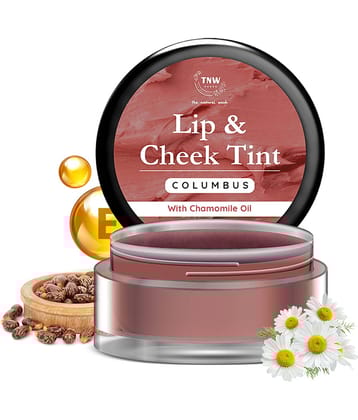 TNW - The Natural Wash Columbus Lip & Cheek Tint With Chamomile Oil For Natural Makeup Look, 5G