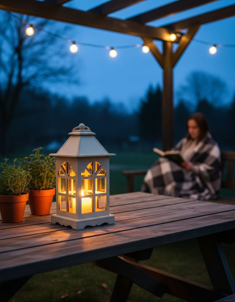Dbeautify's MDF Lantern Candle Holder