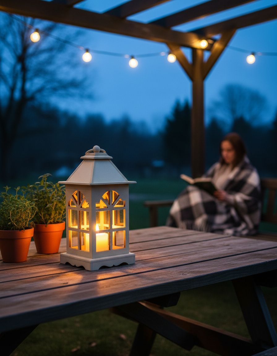 Dbeautify's MDF Lantern Candle Holder