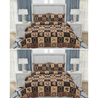 BEDZY Polar Fleece Winter Warm Double Bedsheet | Set of 2 Bedsheets