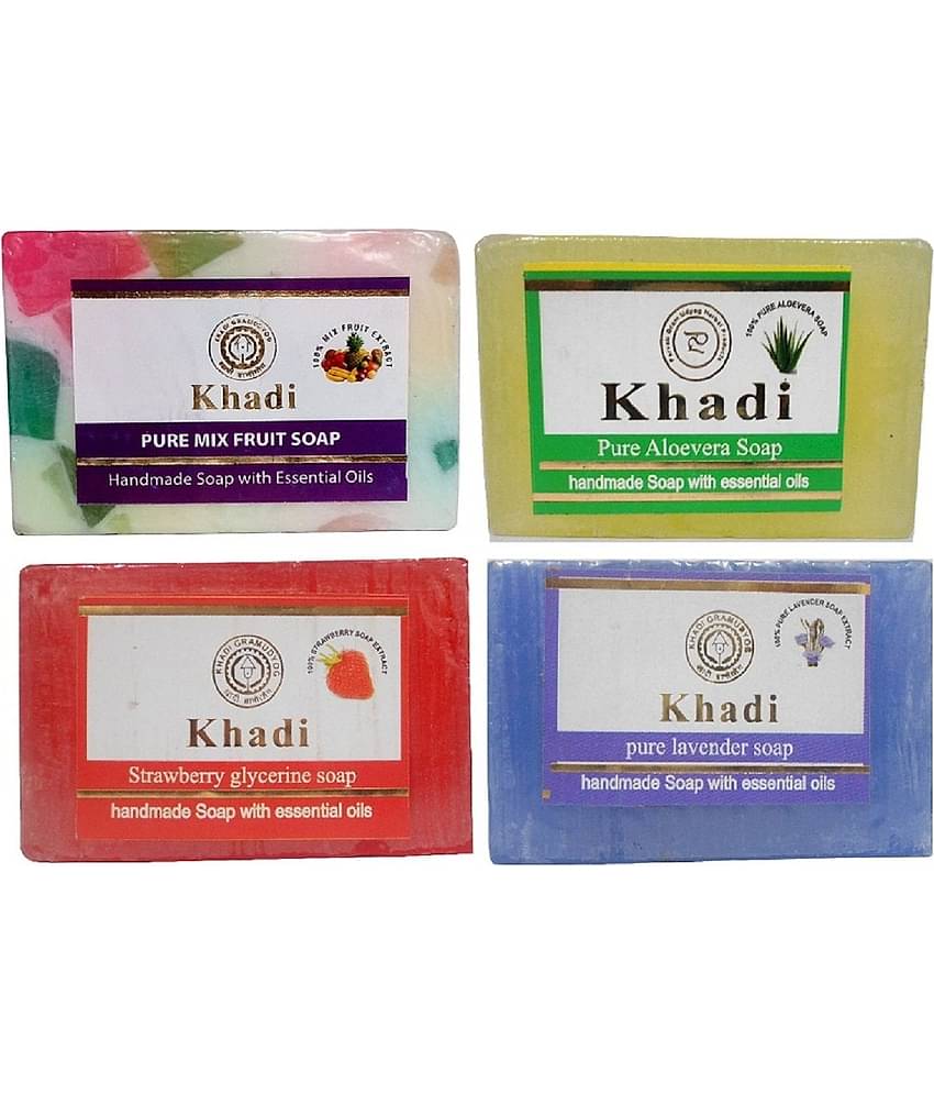 Khadi Herbal Soap 125 gm Pack of 4