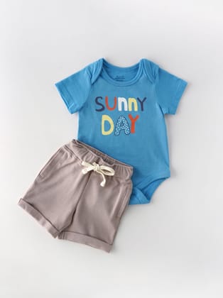 Trendy & Adorable Bodysuit Cord Set for Boys-3-6 M