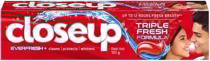 CLOSE UP RED HOT TOOTH PASTE 150GM
