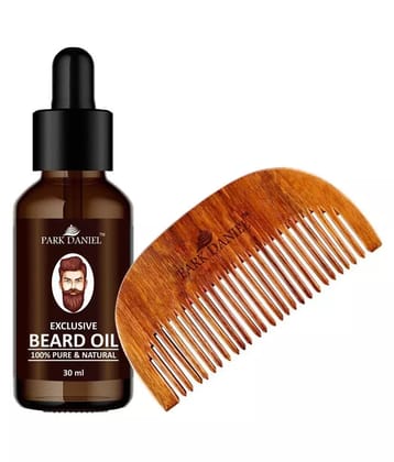 Park Daniel  Comb + Beard Oil  Shaving Brush Pack of 2