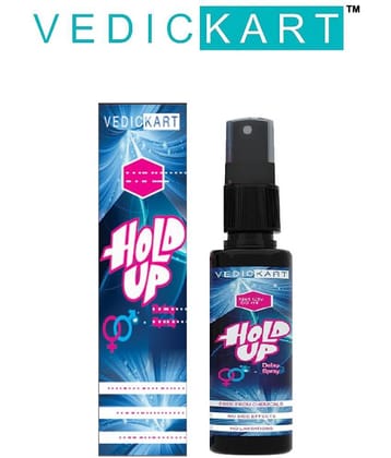 Vedickart "HOLD UP" Long Last Sexual Delay Spray for Men | Sexual Power spray | Climax Delay Spray Oil for Men Long Time Sex (50 ml)