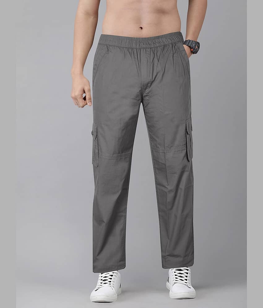JB JUST BLACK Grey Cotton Blend Men's Trackpants ( Pack of 1 )