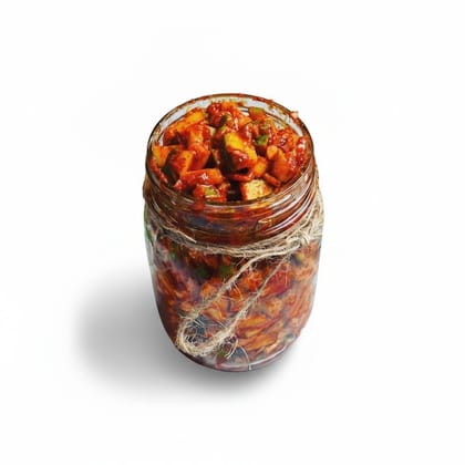Traditional Mixed Vegetable Pickle - 250 gm - One glass jar