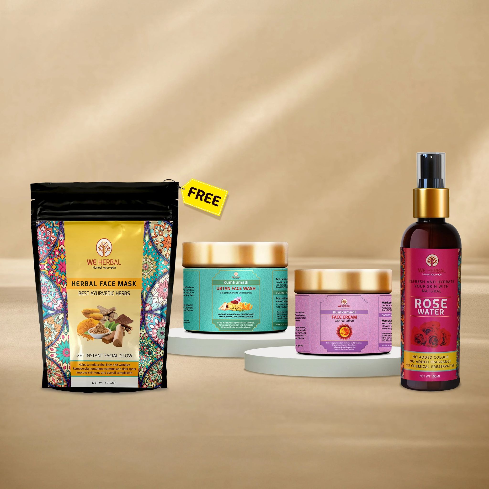 Kumkumadi Face Cream Combo-in